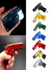 Игрушечный пистолет с резиновой лентой, цельнометаллический мини-пистолет, можно сложить как брелок для ключей, пистолет с резиновой лентой Children039s, подарочная игрушка, детская игрушка7774584