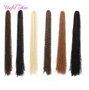 Синтетические крючком ZIZi косички для волос, кудрявые вьющиеся волосы, микрокосы для наращивания крючком, Marley для чернокожих женщин2168243