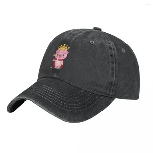 Top kapaklar domuz taç yıkanmış beyzbol şapkası kırmızı pelerin pelerin modaya uygun hip hop şapkaları yaz unisex koşu baskısı