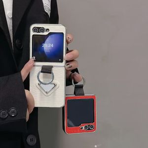 Лучшие роскошные дизайнерские чехлы для телефонов для iPhone 15 Pro Max 14Pro Samsung Z Flip 5 4 3 Модный креативный чехол для мобильного телефона Треугольная табличка с надписью Mobile Shell