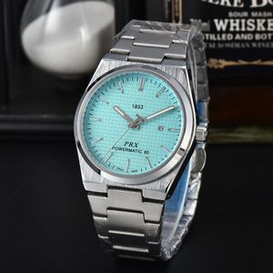 Moda markası kol saatleri doku erkekleri kadınlar powermatic 80 kuvars izle lüks iş bilek izleme klasikleri 1853 prx izlemeler kalite hareketi montre