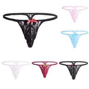 Spitzen-Tanga für Damen, transparentes Netz für Herren, spurlos, verführerisch, sexy Unterwäsche, T-Shirts 862470