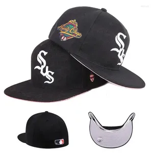 Шариковые кепки оптом Мужская бейсбольная кепка с плоскими полями и вышивкой на заказ Gorras Snapback Cap
