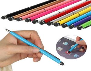 Yaratıcı 07mm Çok Molor Dualuse Dokunlu Touch Capacitive Pen Cep Telefonu İPhone PAD9599916