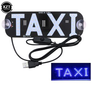 Светодиодный индикатор такси на лобовом стекле автомобиля, индикаторная лампа кабины, 12 В, лампа для вывески, лобовое стекло, направляющие огни такси, панель с переключателем включения/выключения, светодиодный светильник