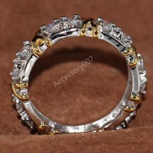 tasarımcı mücevher ringsprofessional tasarımcı mücevher çift elmas beyaz altın yüzük dolu alyans çapraz yüzük