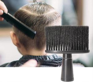 Escova de cabelo profissional macio preto pescoço de rosto barbeiro barbeiro limpo escova de barba pincel salão de cabeleireiro de corte de cabeleireiro ferramenta de estilo8408177