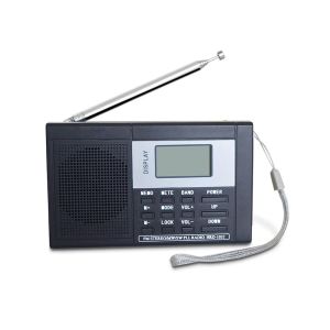 Radyo Dijital AM FM Radyo Teleskopik Anten Tam Bant Taşınabilir Radyo Alıcı Retro FM Dünya Cep Radyo Oyuncusu Yaşlı İçin