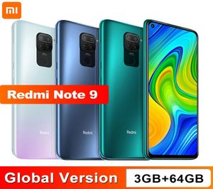 Глобальная версия Xiaomi Redmi Note 9, 3 ГБ, 64 ГБ, смартфон MTK Helio G85, восьмиядерный процессор, 48 МП, четырехъядерная задняя камера, 653 дюйма, DotDisplay, 5020 мАч7256703