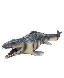 Simülasyon büyük mosasaurus oyuncak yumuşak pvc eylem figürü el boyalı hayvan modeli dinozor oyuncakları çocuklar için hediye c190415012537495