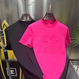 Erkek Gömlekler Erkek Tasarımcı Tees marka BA Mektubu Baskı 2B Sıradan Giysiler Pamuklu Giyin Sıcak Gevşek Nefes Alabası Lüks T-Shirt Yüksek Kaliteli Mektup Kısa Kollu