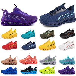 Bahar Erkek Kadın Ayakkabı Koşu Ayakkabı Moda Sporları Uygun Spor Ayakkabı Dilek Dantel-Up Renk Siyah Beyaz Bloketleme Antiskid Büyük Boyut 52