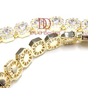 Шикарные подарочные ювелирные изделия, последняя оптовая продажа, дешевое высокое качество, золотое хип-хоп мужское ожерелье, блестящее ожерелье для рэперов