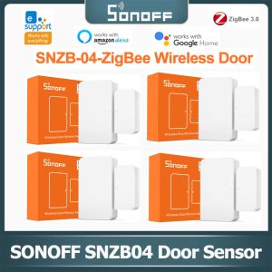Управление SONOFF SNZB 04 Датчик двери и окна Управление EWeLink Охранная сигнализация ZigBee WiFi Датчик двери Требуется SONOFF ZigBee Bridge