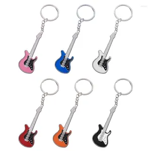 Anahtarlıklar Gitar Şekli Anahtarlık Keytler Hatıra Alaşım Malzeme Anahtarları Halkalar Araç Takı Hediyesi Kadınlar için