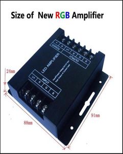 12V 24V DC 288W 24A RGB LED Strip Light2269507 için LED amplifikatör denetleyicisi