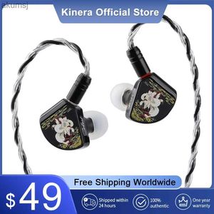 Cep Telefonu Kulaklıklar Kinera Celest Gumiho Kulaklık 10mm Kare Düzlemsel Sürücü + 1BA kulak içi kulaklıklar oyun eSports kablolu müzik kulaklık hediyeleri yq240304