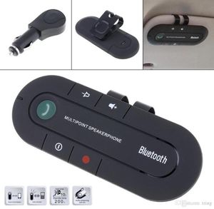Универсальный автомобильный комплект Bluetooth с громкой связью, руки, беспроводной динамик, микрофон для мобильного телефона7515725