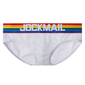 Jockmail Seksi Erkekler İç çamaşırı Kılavuzu Pamuk Nefes Alabaş Panties File Pamular JM372