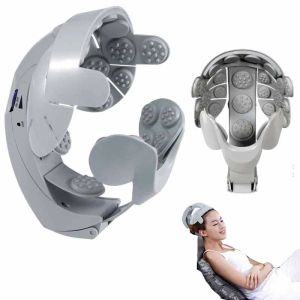 Релаксационный электрический массажер для головы, расслабление мозга, акупунктурные точки, снятие стресса, вибрационный массажер, стимулятор для расслабления и релаксации