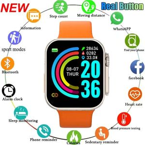 2023 Smart Men Blood Pressure Waterproof Smartwatch Women Heart Rate Monitor Fiess Tracker Watch Sport for Android IOS