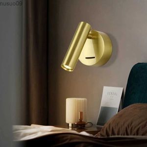 Настенный светильник 3 Вт, настенный светильник, подсветка, вращение на 350 градусов, регулируемый настенный светильник для гостиницы, спальни, прикроватная тумбочка для чтения, бра, лампа с выключателем