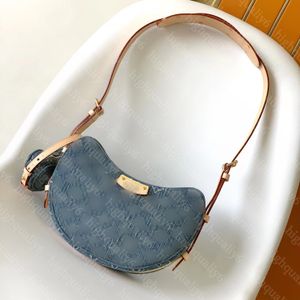 2024 Latest Denim Mirror Quality Wandering Bag LL10A Shoulder Bag Designer Pea Bag, Old Flower Retro Bag, Women Bag Exquisite Packaging, Free Shipping