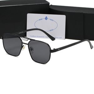 2023 Лучшие роскошные солнцезащитные очки с поляроидными линзами, дизайнерские женские мужские очки для пожилых людей, очки для женщин, оправа для очков, винтажные металлические солнцезащитные очки SY 58 PPDDA, 5 цветов
