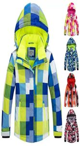 Kayak ceketleri çocuklar kayak elbise çocuklar rüzgar geçirmez su geçirmez sıcak polar kar kızlar kızlar kış ve snowboard ceket pantolon set3574475815