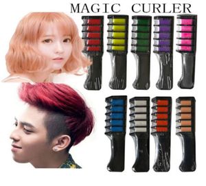 Yeni Geçici Saç Tebeşir Saç Rengi Karalama Boya Salon Fanları Cosplay Aracı Moda Unisex Saç Renkli Combs3946433