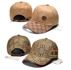 Casquette Luxe Designer Beyzbol Kap şapka Tasarımcısı Pamuk Klasik Mektup Top Kapakları Yaz Erkekler Kadın Güneş Şapkaları Açık Ayarlanabilir Snapback Cap Casquette Visor