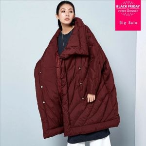 Coats Avrupa ünlü moda markası yarasa kollu ceket 2020 kadınlar yeni kış ördek aşağı ceket xlonger daha kalın sıcak ceket wj1533