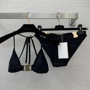 Pembe Bikini Tasarımcı Mayo Kadın Mayo Üçgen Kayışları Seksi Plaj Giyim Moda Partisi Yüksek Kalite Sırtsız Mayolar Bikinis Bayanlar Dalış Takım