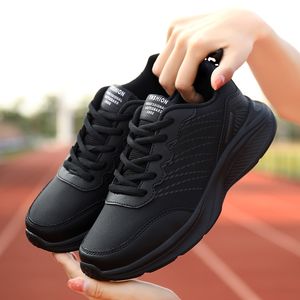 Erkekler için Sıradan Ayakkabı Siyah Mavi Gri Gai Nefes Alabilir Rahat Spor Eğitmeni Spor Sneaker Renk-52 Boyut 35-41 Trendi