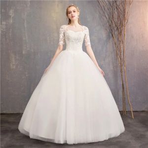 Elbise gelinlik 2023 yeni ucuz yarım kapak prenses illüzyon gelinlik özel yapılabilir vestido de noiva