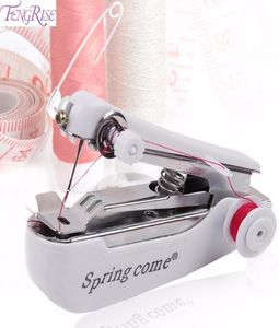 Mini Dikiş Makinesi Patchwork Overlock DIY Taşınabilir Cep Manuel Dikiş Aksesuarları Kumaş Kumaş Kullanışlı İğne İşi Aracı8777702