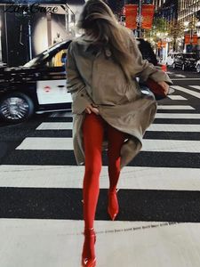 Женские леггинсы, рождественские красные утепленные женские бархатные тонкие однотонные универсальные колготки, женские зимние эластичные брюки для вечеринок 2024 года