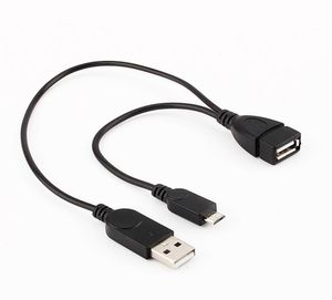 10pcslot Micro USB Ana Bilgisayar OTG Kablosu, USB Power Erkek Kadın USB Kablosu Tablet PC için Android Unversal6272324