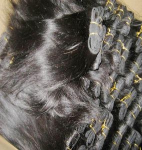 20pcslot perulu düz işlenmiş insan saçı atkı satmak güzel örgüler tığ işi yumuşak kıllar tüm feel8743240