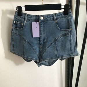Сексуальные короткие джинсы, женские модные классические лоскутные джинсовые шорты с вышивкой и надписью, джинсовые мини-шорты