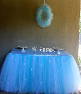 Ucuz Düğün Tül Tutu Masa Etek Özel Yapımlı Renk Boyut Mavi Sarı Pembe Prenses Bebek Duş Doğum Günü Partisi SKI4226663