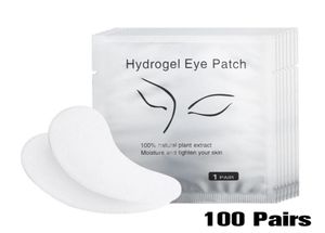 Göz Jel Yamaları 100 SAYFA PACKS PACK GÖZLÜK BAKIM Kağıt Yamaları Göz pedlerinin altında Makeup 5653504