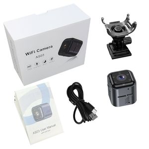 Le più recenti mini telecamere AS03 HD 1080P 720P Day Vision Videocamera Action Camera DV Videoregistratore Micro Sports Camera supporto TF SD Card NUOVO con supporto