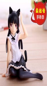 Gokou ruri çizgi roman anime oreimo kuroneko cevheri yok imouto sevimli seksi oturma teknolojisi 4quot aksiyon figürü h08184149878