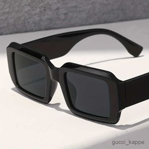 Солнцезащитные очки Y2K в прямоугольной оправе, модные солнцезащитные очки для женщин и мужчин, антибликовые очки в стиле хип-хоп, повседневные уличные реквизит для фотосессии