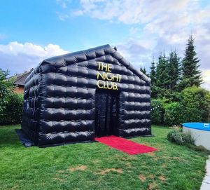 Гигантская 20x20FT коммерческая деятельность надувной ночной клуб дискотека DJ вечеринка освещение портативная палатка