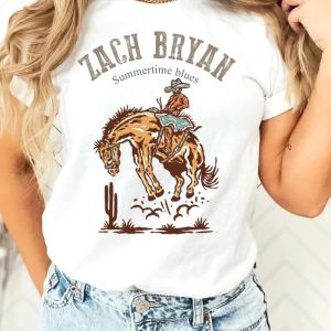 T-Shirts Zach Bryan Graphic T Shirts Kadın Erkek Ülke Müzik Tshirt Yaz Pamuk O Neck Western Cowboy Tee Tesli Vintage Kısa Kollu