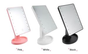 Sıcak Satış 360 Derece Döndürme Touch SN Makyaj Aynası 16/22 LED Işıklar Profesyonel Vanity Ayna Tablo Masaüstü Makyaj Aynası 5745096