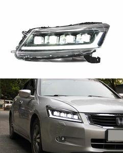 Head Lamp for Honda Accord LED Daytime Running Headlight 2008-2013 Turn Signal High Beam Light Car Lens
