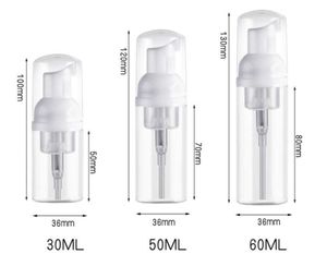 30ml Sıvı Sabun Dispenser Plastik Sabun Dispenser Şişe Temiz Beyaz Köpük Pompa Şişesi Sabun Mouses Sıvı Dispenser Köpük Şişesi 9770908